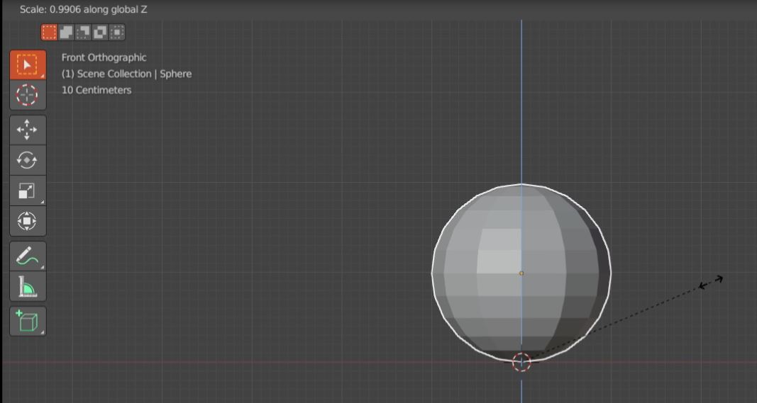 Ball scaling in z